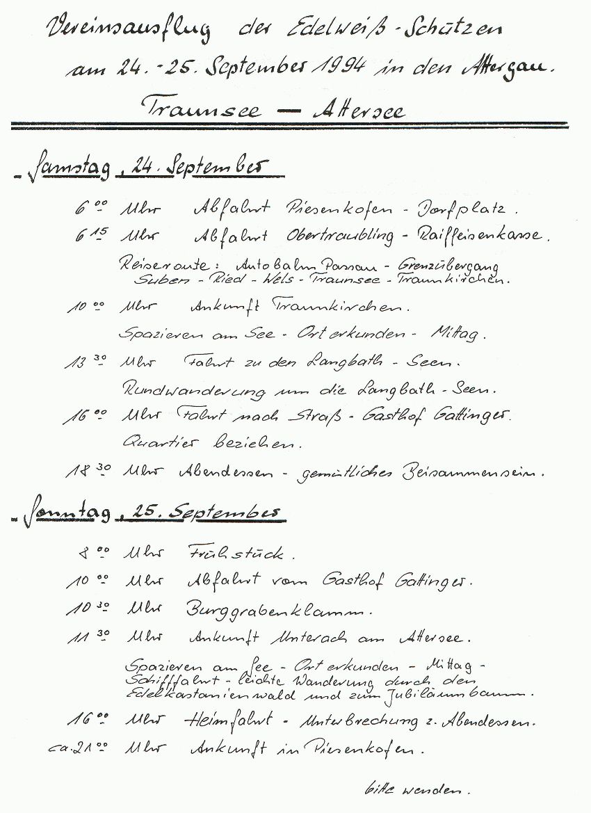 1994 Vereinsausflug