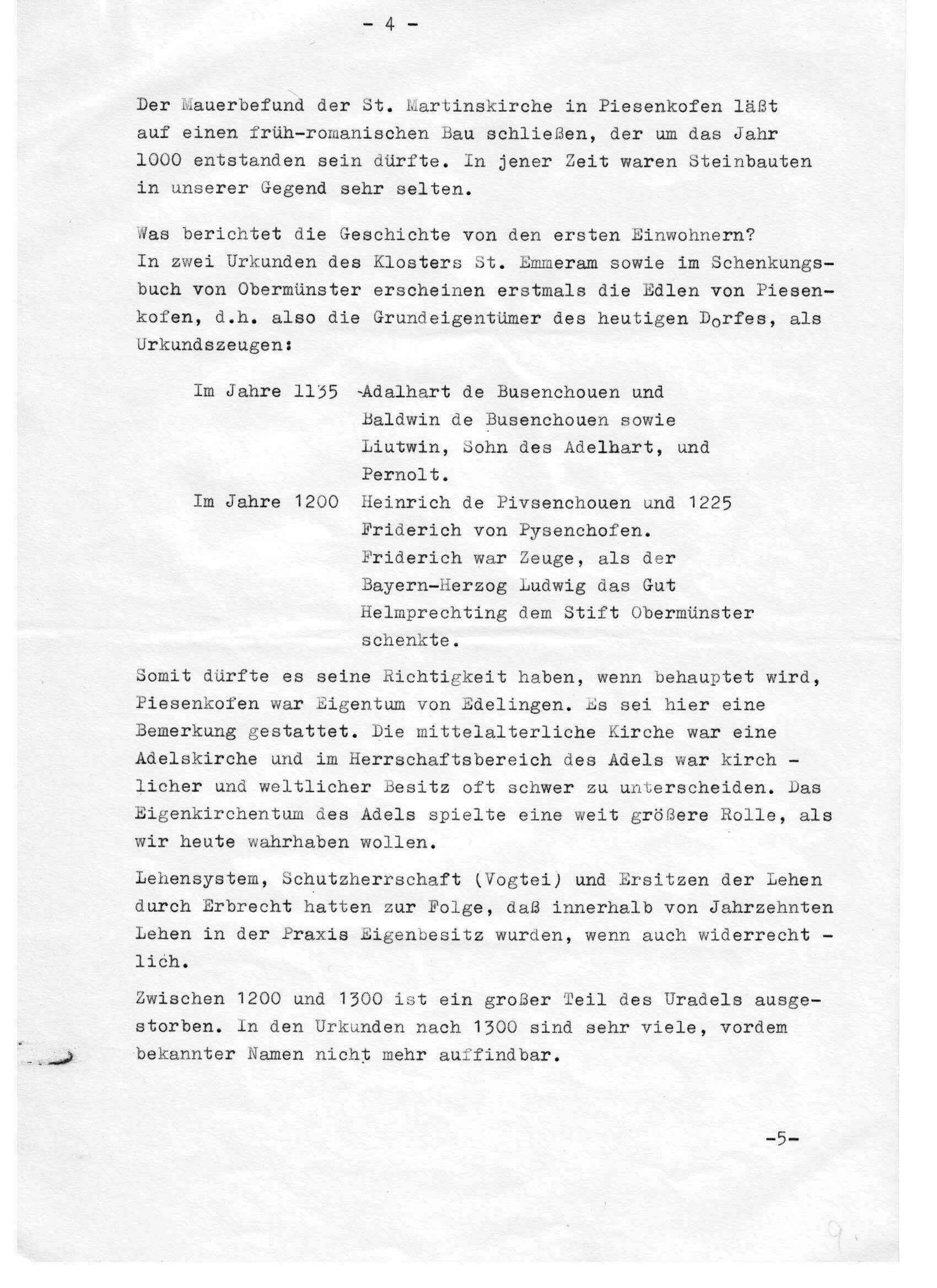 Geschichte Piesenkofen 05