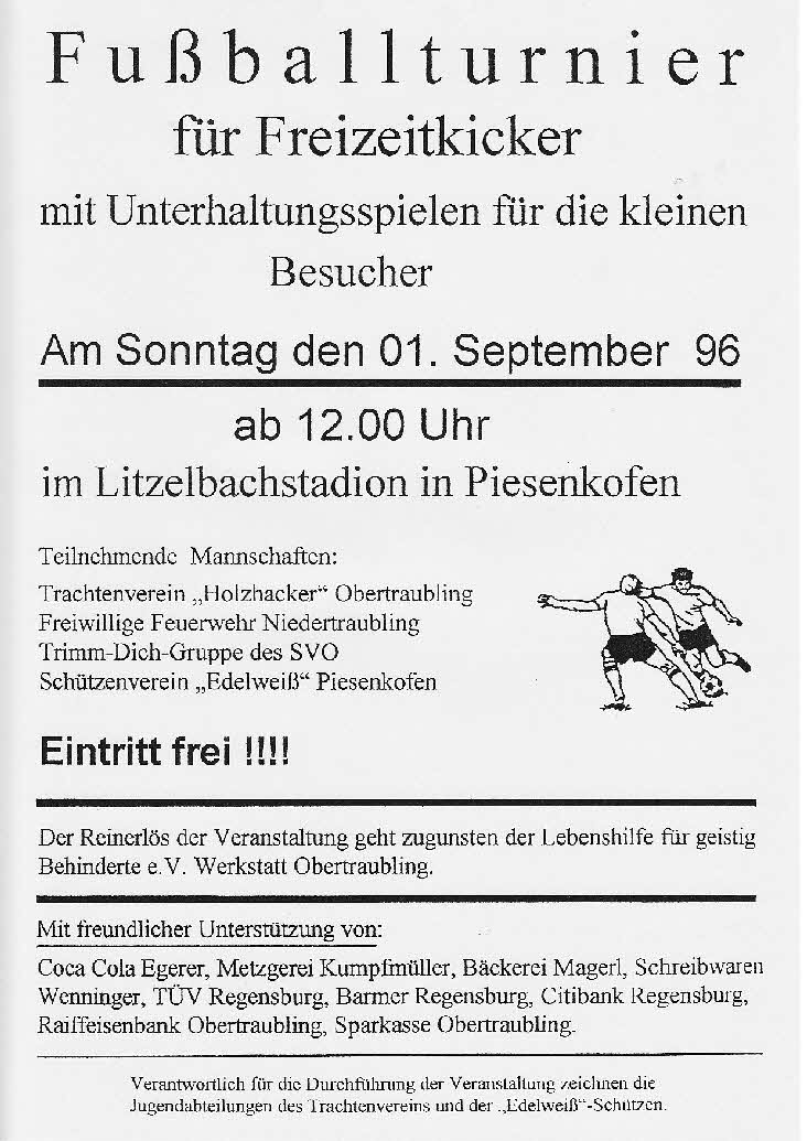 1996 Fussballturnier